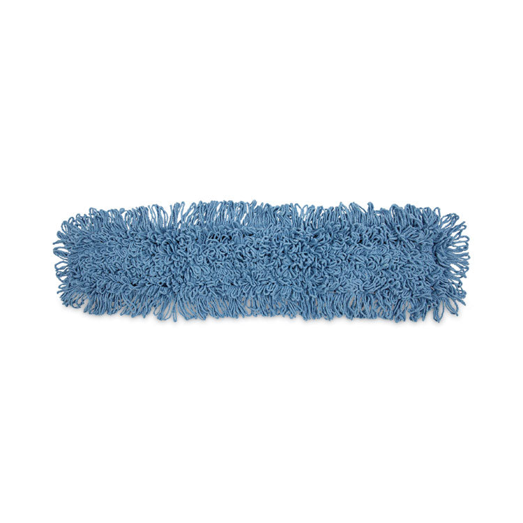 Boardwalk® Dust Mop Head, Cotton/Synthetic Blend, 36 x 5, Looped-End, Blue (BWK1136)