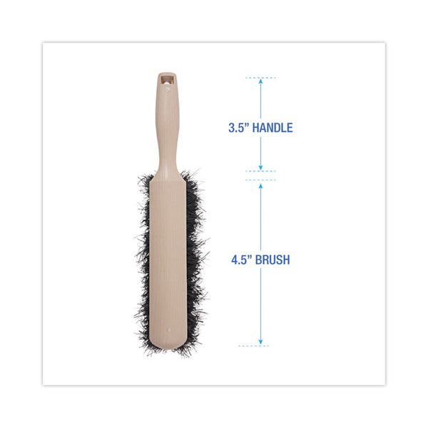 Boardwalk® Counter Brush, Black Tampico Bristles, 4.5" Brush, 3.5" Tan Plastic Handle (BWK5208)