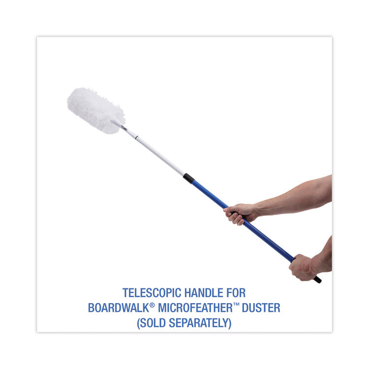 Boardwalk® Telescopic Handle for MicroFeather Duster, 36" to 60" Handle, Blue (BWK638) Each