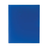 C-Line® Two-Pocket Heavyweight Poly Portfolio Folder, 11 x 8.5, Blue, 25/Box (CLI33955BX)