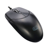 Adesso Three-Button Desktop Optical Scroll USB Mouse, USB 2.0, Left/Right Hand Use, Black (ADEHC3003US) Each