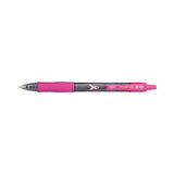 Pilot® G2 Premium Breast Cancer Awareness Gel Pen, Retractable, Fine 0.7 mm, Black Ink, Smoke/Pink Barrel, Dozen (PIL31332) 1 Dozen