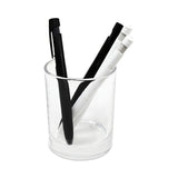 Zebra® bLen Gel Pen, Retractable, Fine 0.7 mm, Black Ink, Black Barrel, Dozen (ZEB41410) Pack of 12