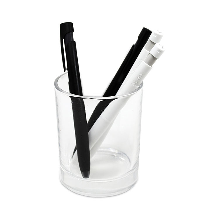 Zebra® bLen Gel Pen, Retractable, Fine 0.7 mm, Black Ink, Black Barrel, Dozen (ZEB41410) Pack of 12