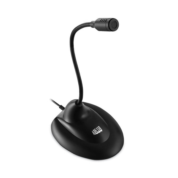 Adesso Xtream M1 Desktop Omnidirectional Gooseneck Microphone, Black (ADEXTREAMM1) Each