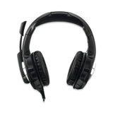 Adesso Xtream G2 Binaural Over The Head Headset, Black/Blue (ADEXTREAMG2) Each
