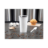 SOLO® Single-Sided Poly Paper Hot Cups, 20 oz, White, 600/Carton (SCC420W) Case of 600