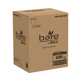 SOLO® Bare Eco-Forward Treated Paper Cone Cups, 4.25 oz, White, 200/Bag, 25 Bags/Carton (SCC42BR) Case of 5000