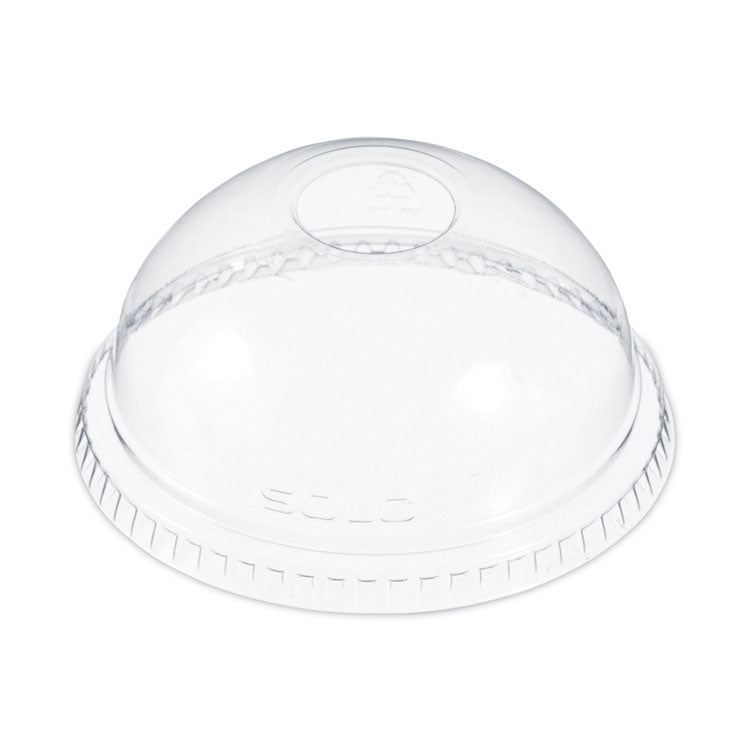 SOLO® Dome-Top Cold Cup Lids, Fits 16 oz, Clear, 1,000/Carton (DCCDLR662)