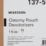McKesson Ostomy Appliance Deodorant 1 oz., Dropper Bottle, Unscented (1081291_EA) 1/EA