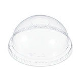 SOLO® Dome-Top Cold Cup Lids, Fits 16 oz, Clear, 1,000/Carton (DCCDLR662)