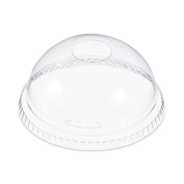 SOLO® Dome-Top Cold Cup Lids, Fits 16 oz, Clear, 1,000/Carton (DCCDLR662) Case of 1000