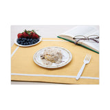 SOLO® Symphony Paper Dinnerware, Mediumweight Plate, 6" dia, Tan, 125/Pack (SCCMP6J8001PK)