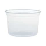 Dart® MicroGourmet Food Container, 16 oz, Translucent, Plastic, 50/Pack, 10 Packs/Carton (DCCMN160100)
