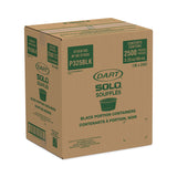 Dart® Polystyrene Portion Cups, 3.25 oz, Black, 250/Bag, 10 Bags/Carton (DCCP325BLK)