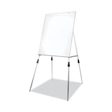 Flipside Adjustable Dry Erase Board, 27.5 x 32, White Surface, Silver Aluminum Frame (FLP51000)