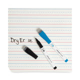 U Brands Double-Sided Dry Erase Lap Board, 12 x 9, White Surface, 24/Pack (UBR4863U0001) Each