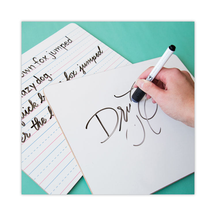 U Brands Double-Sided Dry Erase Lap Board, 12 x 9, White Surface, 24/Pack (UBR4863U0001) Each