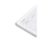 U Brands Magnetic Dry Erase Monthly Calendar, 14 x 11.66, White Surface, White Plastic Frame (UBR260U0004) Each