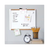 U Brands PINIT Magnetic Dry Erase Board with Plastic Frame, 20 x 16, White Surface, White Plastic Frame (UBR428U0001) Each