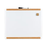 U Brands PINIT Magnetic Dry Erase Board with Plastic Frame, 20 x 16, White Surface, White Plastic Frame (UBR428U0001) Each