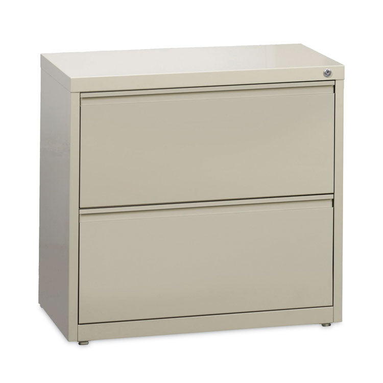 Hirsh Industries® Lateral File Cabinet, 2 Letter/Legal/A4-Size File Drawers, Putty, 30 x 18.62 x 28 (HID14970)