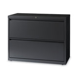 Hirsh Industries® Lateral File Cabinet, 2 Letter/Legal/A4-Size File Drawers, Charcoal, 36 x 18.62 x 28 (HID16065)