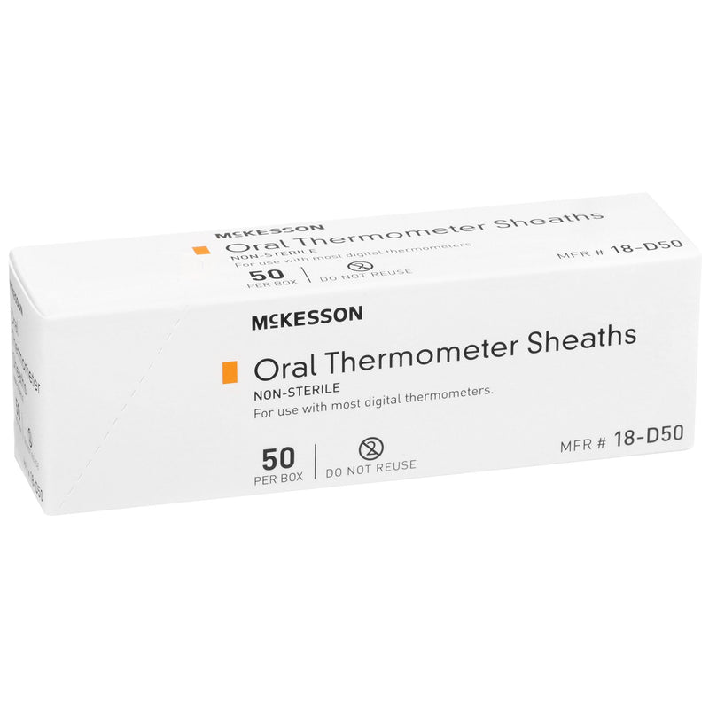 McKesson Oral Thermometer Probe Cover For use with Digital Thermometer 50 per Box (195520_CS) 5000/CS