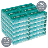 Kleenex® Facial Tissue White 8-1/5 X 8-2/5 Inch 100 Count (60594_CS) 36/CS