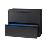 Hirsh Industries® Lateral File Cabinet, 2 Letter/Legal/A4-Size File Drawers, Charcoal, 36 x 18.62 x 28 (HID16065)