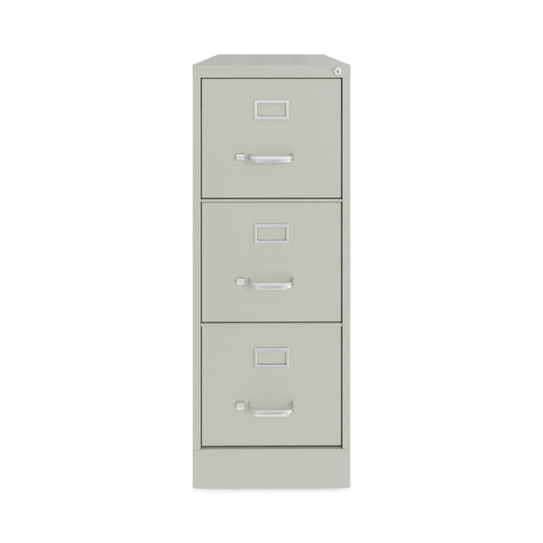 Hirsh Industries® Vertical Letter File Cabinet, 3 Letter-Size File Drawers, Light Gray, 15 x 22 x 40.19 (HID24857)
