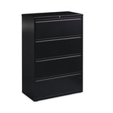 Hirsh Industries® Lateral File Cabinet, 4 Letter/Legal/A4-Size File Drawers, Black, 36 x 18.62 x 52.5 (HID14989)