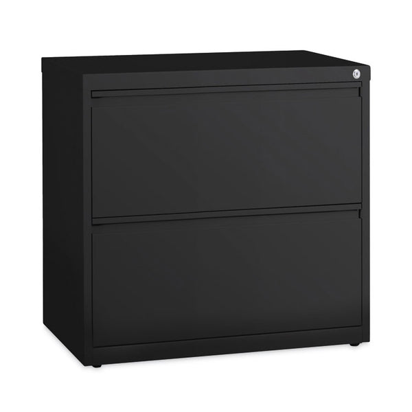 Hirsh Industries® Lateral File Cabinet, 2 Letter/Legal/A4-Size File Drawers, Black, 30 x 18.62 x 28 (HID14971)