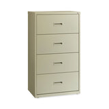 Hirsh Industries® Lateral File Cabinet, 4 Letter/Legal/A4-Size File Drawers, Putty, 30 x 18.62 x 52.5 (HID14956)