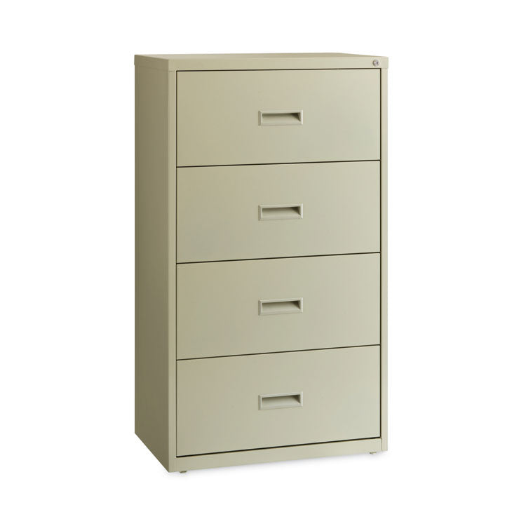 Hirsh Industries® Lateral File Cabinet, 4 Letter/Legal/A4-Size File Drawers, Putty, 30 x 18.62 x 52.5 (HID14956)