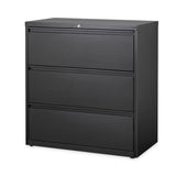 Hirsh Industries® Lateral File Cabinet, 3 Letter/Legal/A4-Size File Drawers, Black, 36 x 18.62 x 40.25 (HID14986)