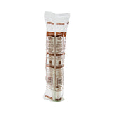 SOLO® Bare Eco-Forward PLA Paper Hot Cups, 8 oz, Leaf Design, White/Green/Orange, 50/Bag, 20 Bags/Carton (SCC378PLABB)