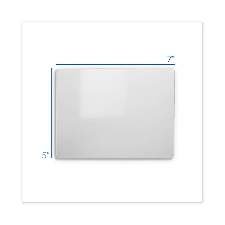 Flipside Dry Erase Board, 5 x 7, White Surface, 12/Pack (FLP35656)