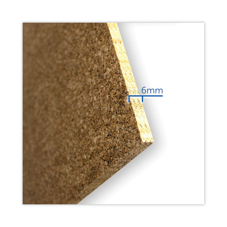 Flipside Cork Roll, 84" x 48", 0.24" Thick, Brown Surface (FLP38005)