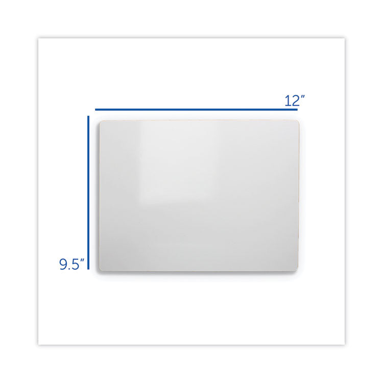 Flipside Dry Erase Board, 12 x 9.5, White Surface, 12/Pack (FLP10164)