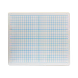 Flipside Graphing Two-Sided Dry Erase Board, 12 x 9, White Surface, 12/Pack (FLP11200)