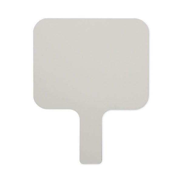 Flipside Dry Erase Paddle, 9.75 x 8, White Surface, 12/Pack (FLP10039)