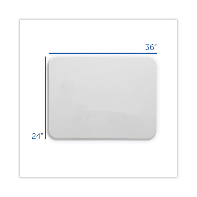 Flipside Magnetic Dry Erase Board, 36 x 24, White Surface (FLP10027)