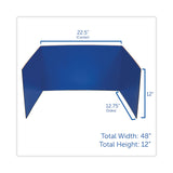 Flipside Study Carrel, 48 x 12, Assorted Colors, 24/Pack (FLP60045) Pack of 24
