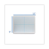 Flipside Graphing Two-Sided Dry Erase Board, 12 x 9, White Surface, 12/Pack (FLP11200)