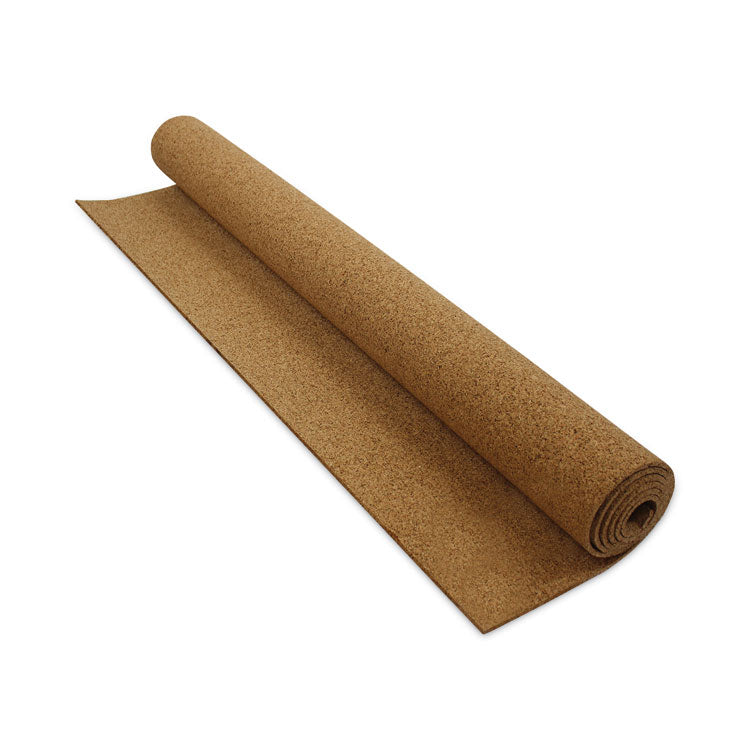 Flipside Cork Roll, 96" x 48", 0.12" Thick, Brown Surface (FLP38001)