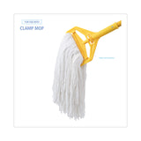 Boardwalk® Premium Cut-End Wet Mop Heads, Rayon, 16oz, White, 12/Carton (BWK216RCT) Case of 12