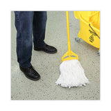 Boardwalk® Premium Cut-End Wet Mop Heads, Rayon, 16oz, White, 12/Carton (BWK216RCT) Case of 12