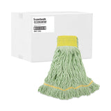 Boardwalk® EcoMop Looped-End Mop Head, Recycled Fibers, Large Size, Green, 12/Carton (BWK1200LCT) Case of 12 Mops