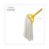 Boardwalk® Cut-End Wet Mop Head, Rayon, No. 32, White, 12/Carton (BWK2032RCT)